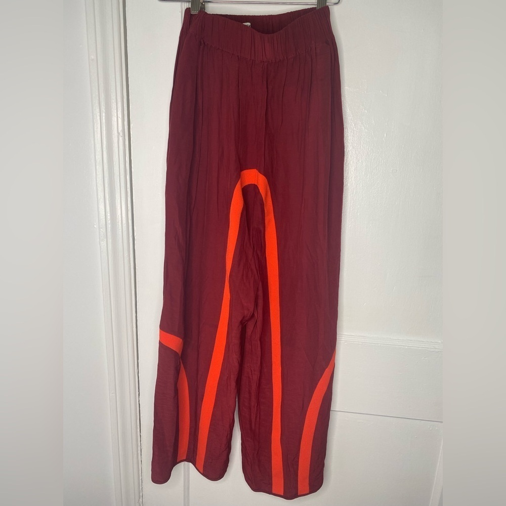 HENRIK VIBSKOV Red and Orange Wide-Leg Pants